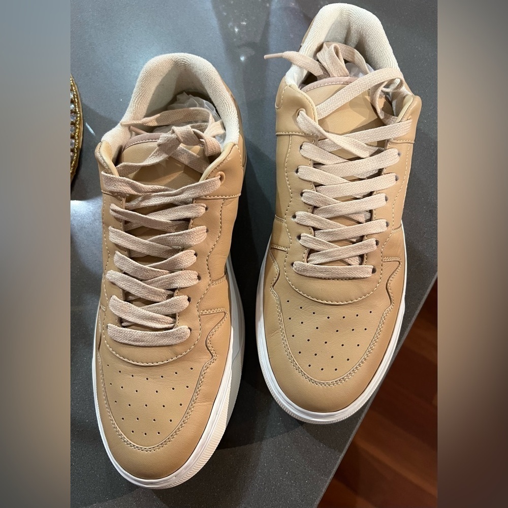 SOLD Nude Koio Lace Up Sneakers New size 9